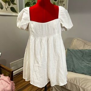 Princess Polly White Babydoll Lorna Romper in Size 8